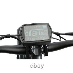 48V 1000W Electric Bicycle 26inch Fat Tire Mountain E-Bike Mid-Drive Motor Ebike
