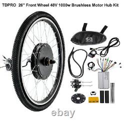 48V 1000W Electric Motor Speed Controller Throttle + 26 Wheel Rim eBike Bicycle