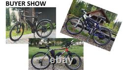 48V 1000W e bike Kit for front or rear wheel Disc / V brake bicycle conversion