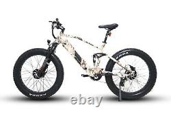 48V 1500W AWD Electric Bicycle 26 Fat Tire Dual-Motor E-Bike Beach Snow Ebike