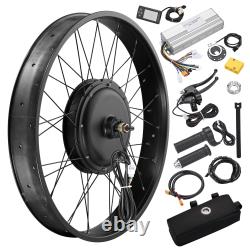 48V 1500W Front/Rear Wheel Fat Tire Electric Bicycle EBike Conversion Kit