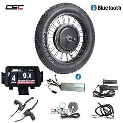 48V 1500W Regenerative fat tire ebike kit bluetooth 20'' 24'' 26'' color rim
