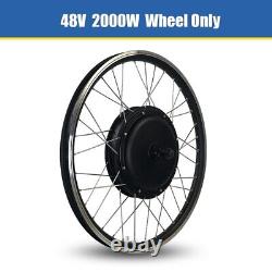 48V 2000W Ebike Conversion Kit Front Rear Hub Motor Wheel Electric 20-29 700C