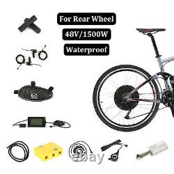 48V1500W Front Electric Bicycle Motor Conversion Kit EBike 26 Wheel Cycling Hub