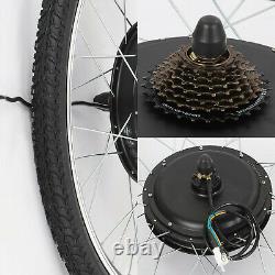 48V1500W Front Electric Bicycle Motor Conversion Kit EBike Wheel Cycling Hub 26