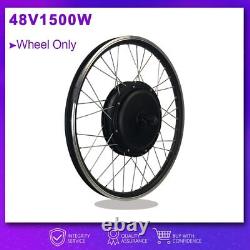 48V1500W Road Ebike Conversion Kit Wheel Hub 20 26-29 700C Electric Motor Wheel