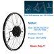 6v 500w Ebike Electric Bicycle Kit Front Rear Wheel Hub Motor Conversion Kit