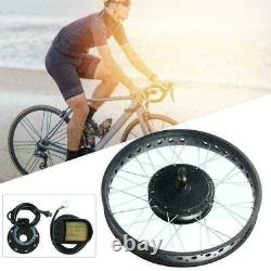 72V Front Wheel Electric Bicycle Motor Conversion Kit 3000W eBike KT-LCD5 Meter