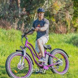 750W 13AH Electric Bicycle Removable Battery 26 Fat Tire Maxfoot MF-17 P E-Bike