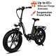 750w 16a Electric Folding Step-through Bicycle Addmotor M140r7 Ebike 20fat Tire