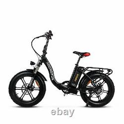 750W 16A Electric Folding Step-Through Bicycle Addmotor M140R7 EBike 20Fat Tire