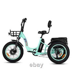 750W 20Ah 48V Electric Tricycle Trike Addmotor M-330 Step-Thru City Ebike PAS7