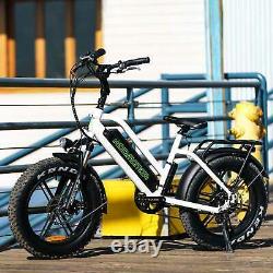 750W 28MPH Electric Bicycle Bike 20 16Ah Addmotor M-50 City Step Through EBike