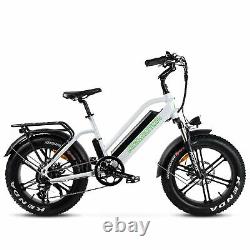 750W 28MPH Electric Bicycle Bike 20 16Ah Addmotor M-50 City Step Through EBike
