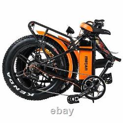 750W Electric Bicycle Folding Bike Addmotor M-150 R7 Suspension Fat Tire E-BIKE