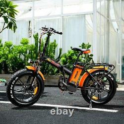 750W Electric Bicycle Folding Bike Addmotor M-150 R7 Suspension Fat Tire E-BIKE