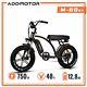 750w Electric Bicycle Moped Bike Addmotor M-60 R7 Cruiser 20 48v Fat Tire Ebike