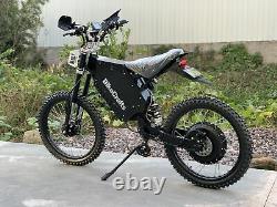 8000w 72v Adult Electric Off Road Dirt Bike Bomber Mountain Ebike Fast 60 MPH+