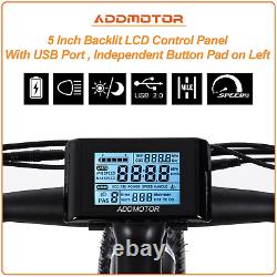 Addmotor M-560 Electric Bicycle 26 Fat Tire E-Bike 750W 48V Removable Battery