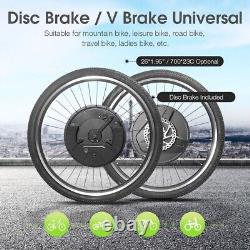 All in One Electric Bicycle Wheel Kit Front Wheel 36V 350W E-Bike Conversion Kit