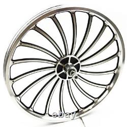 Aluminum Bicycle Front / Rear Wheel 20 X 1.75/2.125/2.5'' for eBike Chopper US