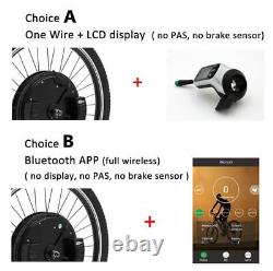 Bluetooth Wireless Electric Bike Conversio Kits 350W Ebike Front Hub Motor Wheel