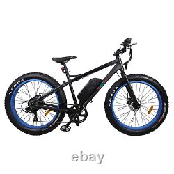 Burch 26 500W 48V Fat Tire Mountain Beach Electric Bicycle E-Bike Lightweight