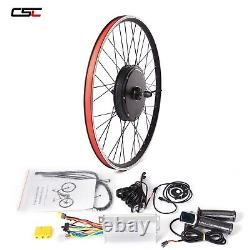 CSC LED Throttle EBike Non-gear No Noise Motor 48V 1500W Electric Bicycle Kit