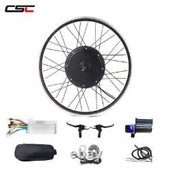 CSC LED Throttle EBike Non-gear No Noise Motor 48V 1500W Electric Bicycle Kit