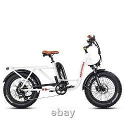 Cargo Electric Bicycle Addmotor M81 750W 48V20Ah 20'' Fat Tire Step-Thru EBike