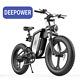 Deepower Electric Bicycle Mtb 2000w 48v 20/25/30/35ah Ebike For Adults New