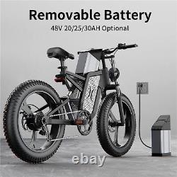 DEEPOWER Electric Bicycle MTB 2000W 48V 20/25/30/35Ah EBike for Adults NEW