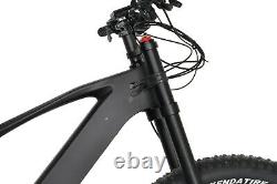 Dengfu 18 Carbon Fat Bike Suspension Electric Bicycle Ebike Bafang SHIMANO 10S