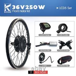 E-Bike Conversion Kit 36V 48V 250W Front Wheel Hub Motor 16-29 700C Bicycle