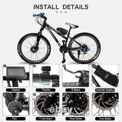 E-bike Conversion Kit 20-29Inch 700C 36V 48V 350-2000W Brushless Hub Motor Wheel