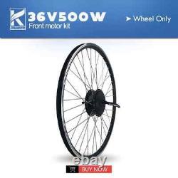 E-bike Conversion Kit 36V 48V 500W Front Wheel Hub Motor 20-29 Inch 700C