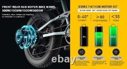 E-bike Conversion Kit 48V 1000W 1500W 72V 3000W Brushless Hub Motor Wheel 20 26
