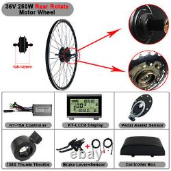E-bike Front / Rear Drive Wheel Hub Motor Kit 36V 250W 350W 500W 48V 1000W 1500W