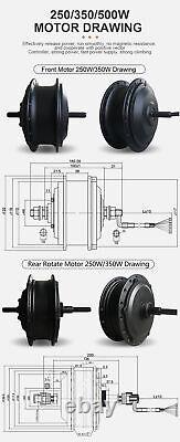 E-bike Front Rear Hub Motor 36V/48V 250W 350W 500W for E-bike Conversion Kit