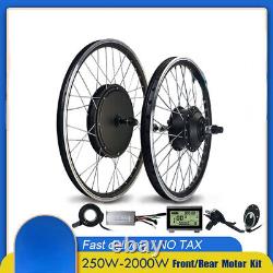 EBike Conversion Kit 500W 48V 1500W 2000W EBike Front Rear Hub Motor Bike Wheel