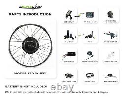 EBikeling Waterproof 48V 1200W 26 Direct Drive Front e-Bike Conversion Kit