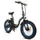 Ecotric 20 500w Folding Electric Bike Bicycle Ebike Fat Tire 7speed Led Display