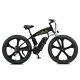 Electric Bike Fat Tyre 26 1000w 48v 13ah Sharps Black Ebike 27 Speed 50km Range