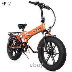 ENGWE 500w 48v e-Bike 20 Fat tyre Folding Electric Bike12.5Ah 7Spd 30mph UK