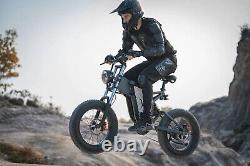 Ebike 20 2000W Off Road Mountain Moped Electric Bike Fat Tire 48V 10AH Spoked