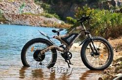 Ebike 26 1500W Electric Bike Mountain Bicycle 48V/15Ah Battery Fat Tire