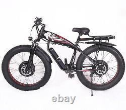 Ebike 26 4000W Electric Bike Mountain Bicycle 32AH Fat Tire Powerful E-bike