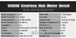 Ebike 36V48V 350W 500W 1000W 1500W Front Rear Cassette Brushless Hub Motor wheel