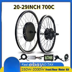 Ebike Conversion Kit 36V500W 48V 1000W 1500W 2000W Electric Hub Motor Bike Wheel