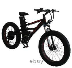 Ebike Electric Bicycle 48V 1500W Motor Conversion Kit Snow Fat Tire 20'' 24 26